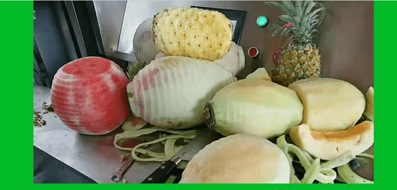 peeled watermelon cantaloup ananas peeled watermelon cantaloup ananas