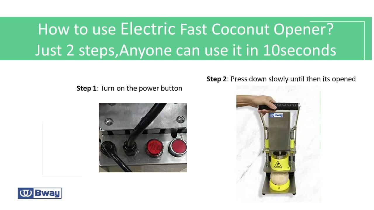 How to use Electric Fast Coconut Opener? How to use Electric Fast Coconut Opener?