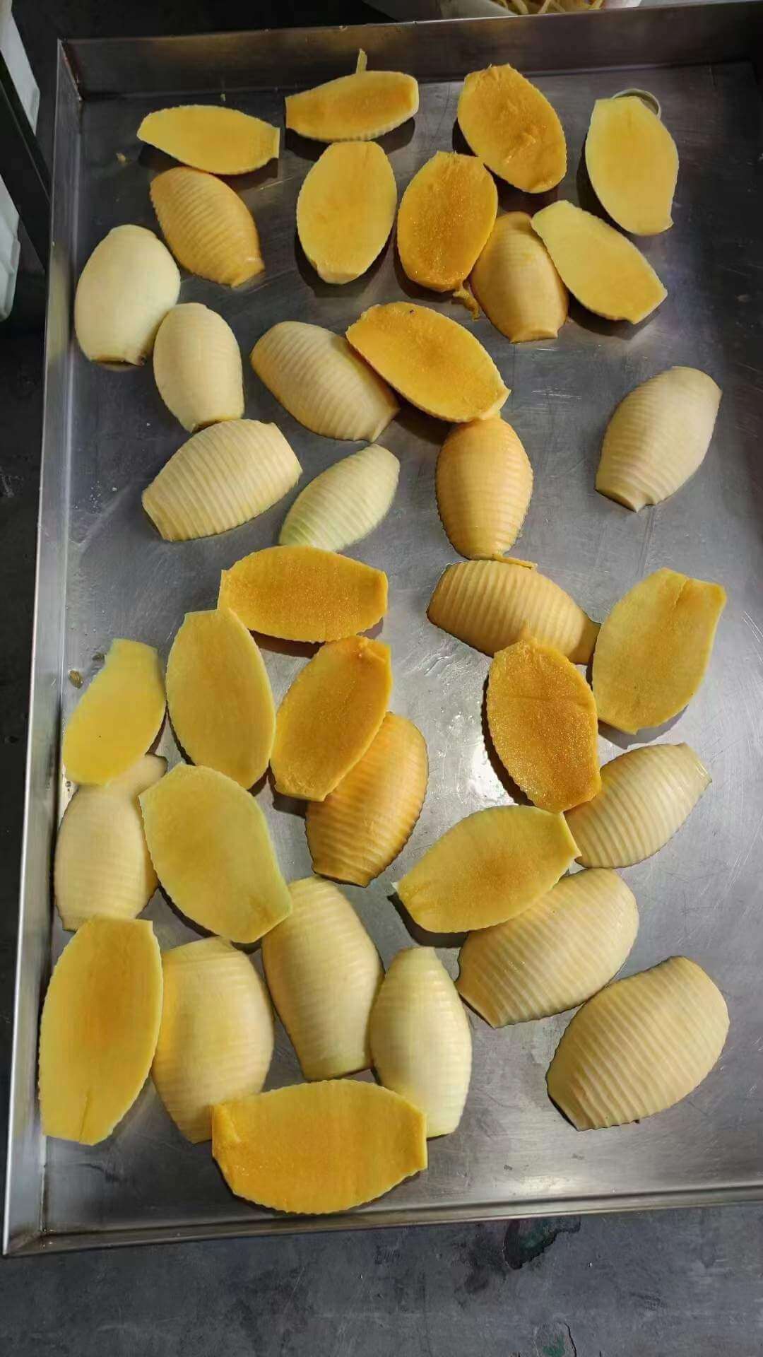 peeled Ataulfo mango peeled Ataulfo mango